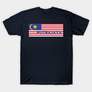 Putrajaya City in Malaysian Flag T-Shirt